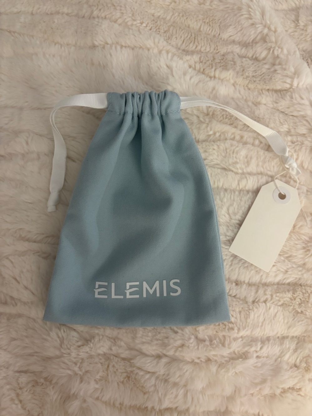 ELEMIS Pale Blue Drawstring Cosmetic Pouch